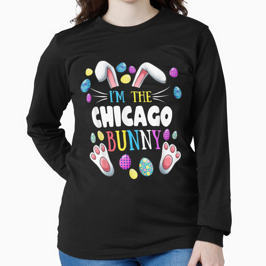I'm The Chicago Bunny Matching Family Easter Party by manidala T-Shirts, Hoodie, Sweatshirt | BlankRebels.com (Image 2)