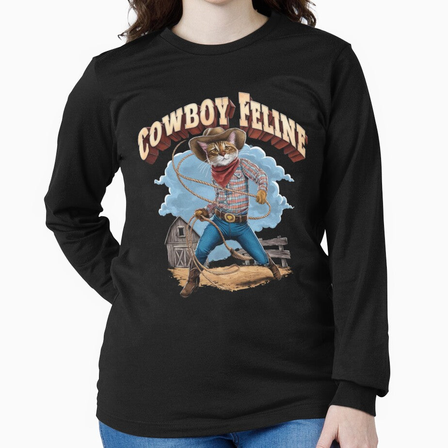 Cowboy Feline by JansenGS T-Shirts, Hoodie, Sweatshirt | BlankRebels.com (Image 2)