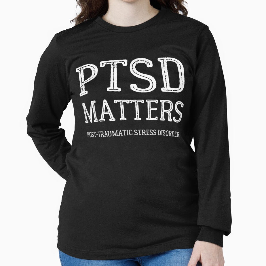 My Ptsd Matters Mental Health Awareness Men Women Boys Girls by sheilase T-Shirts, Hoodie, Sweatshirt (Image 2)