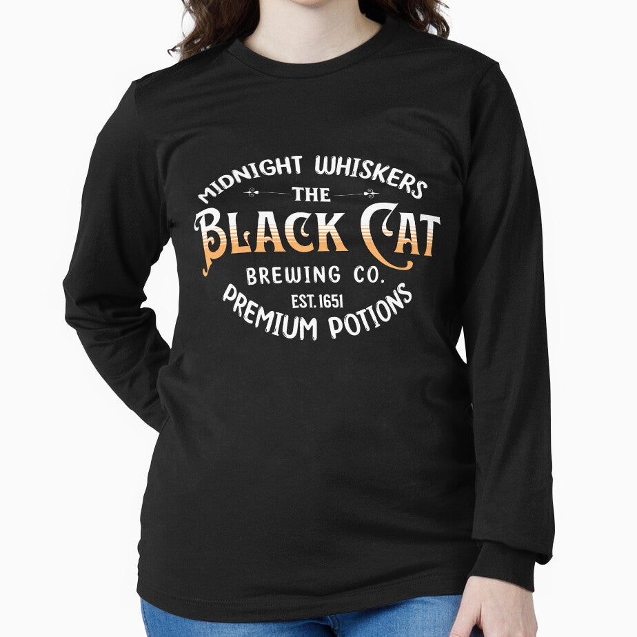 Funny Black Cat Halloween Potions by onthemovedesign T-Shirts, Hoodie, Sweatshirt | BlankRebels.com (Image 2)