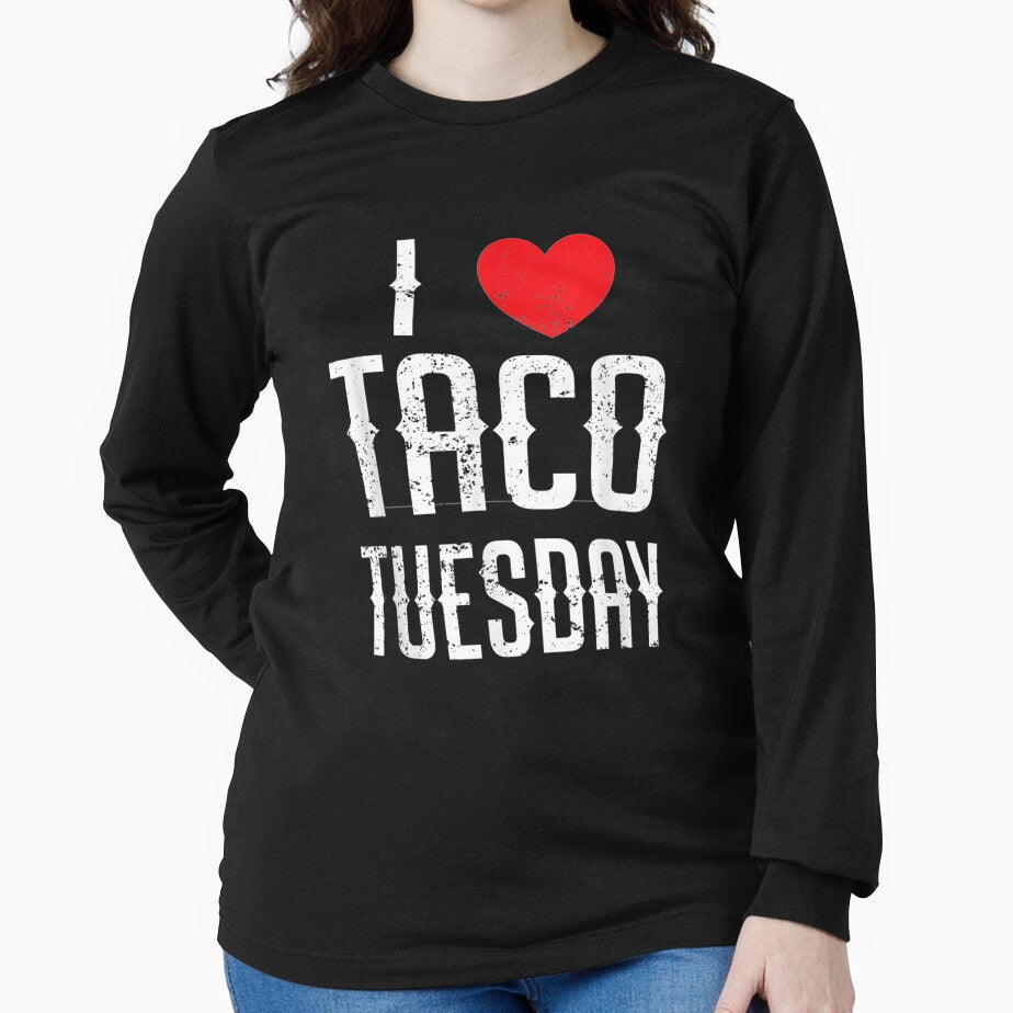 Trendy Vintage I Love Taco Tuesday by manidala T-Shirts, Hoodie, Sweatshirt | BlankRebels.com (Image 2)