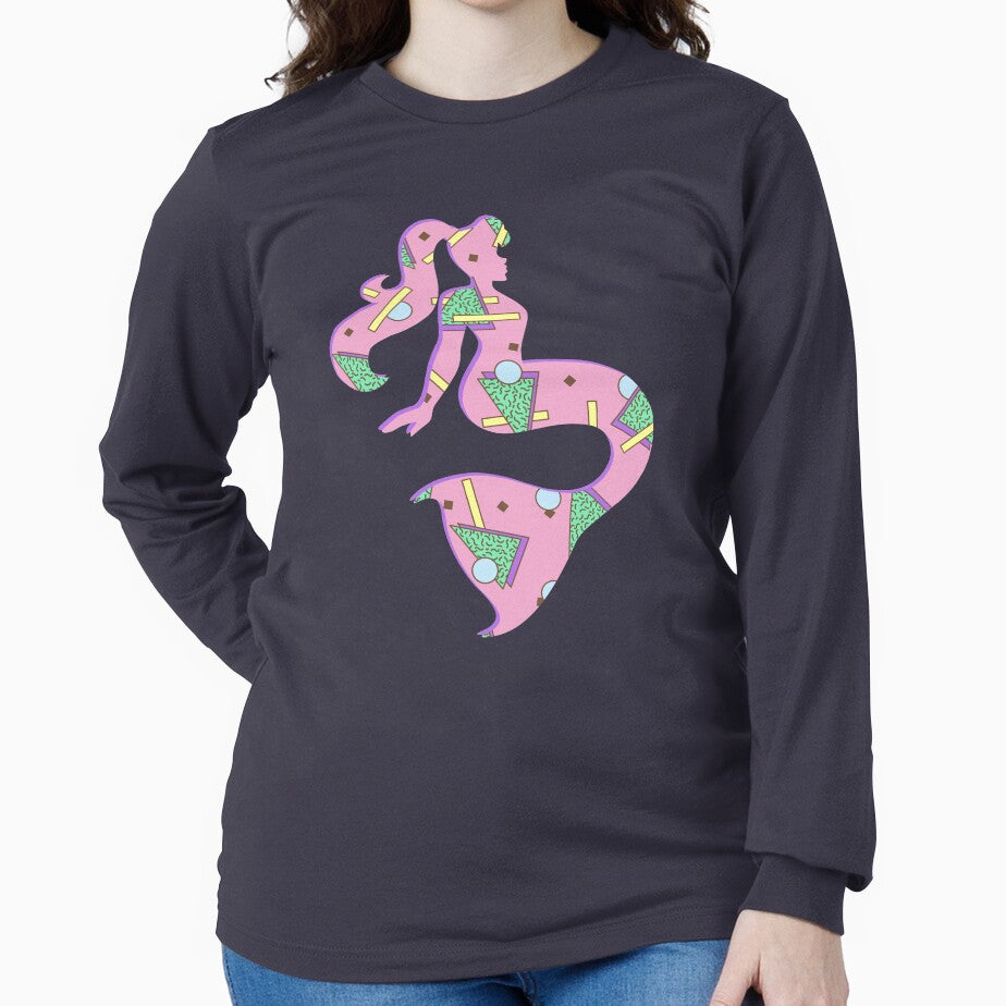 Rad 90s Pattern Mermaid by Tiny Siren Animation T-Shirts, Hoodie, Sweatshirt | BlankRebels.com (Image 2)