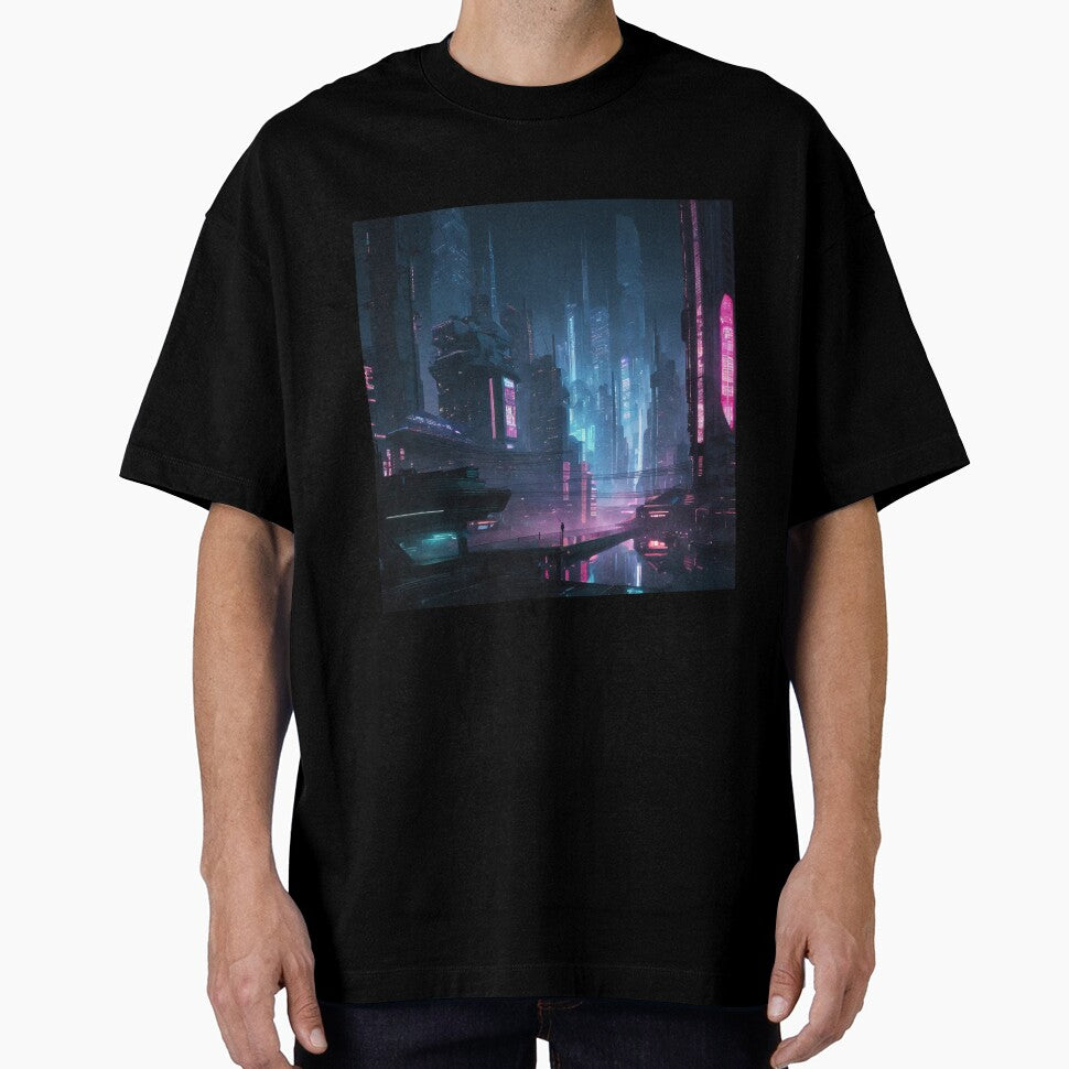 Cyberpunk Night City Art #10 by Cyberpunk Neo T-Shirts, Hoodie, Sweatshirt | BlankRebels.com (Image 1)
