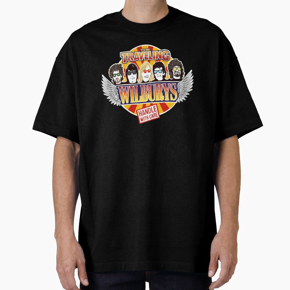 TRAVELING WILBURYS retro vintage Rock & Roll Band by Kludoman