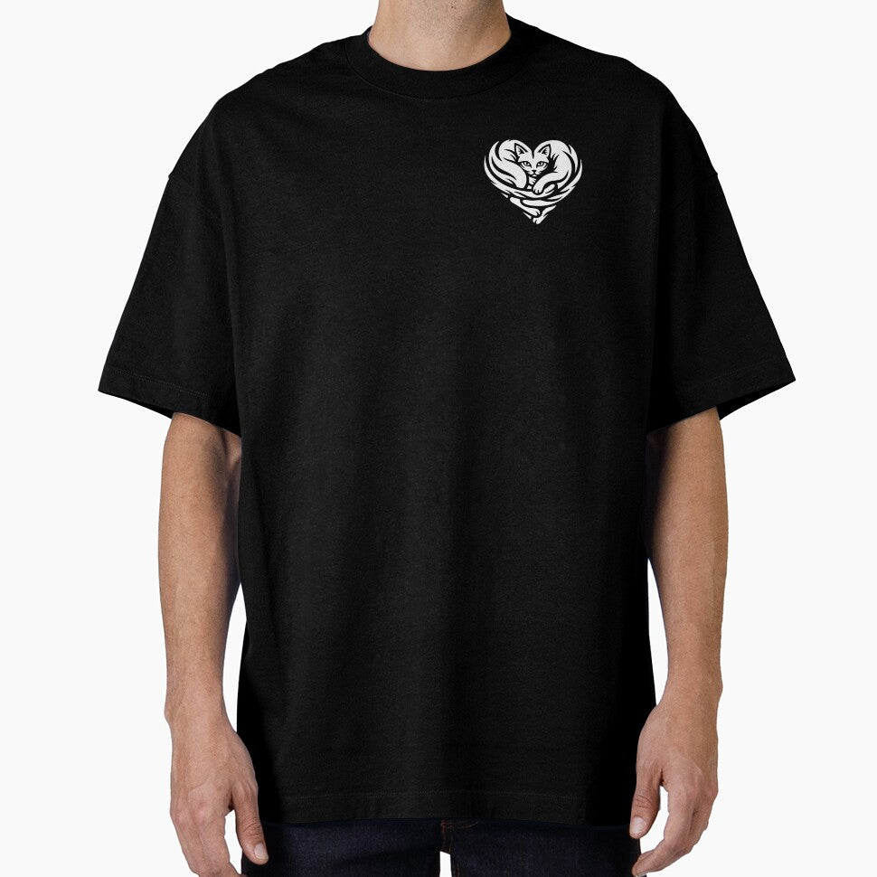 <3 Cat V2 Small (white) by Loominaite T-Shirts, Hoodie, Sweatshirt | BlankRebels.com (Image 1)