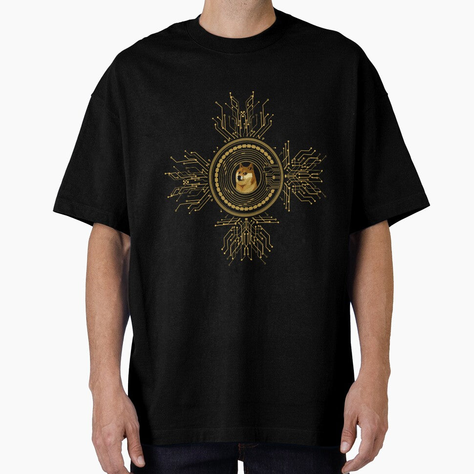 Dogecoin Blockchain Art by GeorgiosT T-Shirts, Hoodie, Sweatshirt | BlankRebels.com (Image 1)