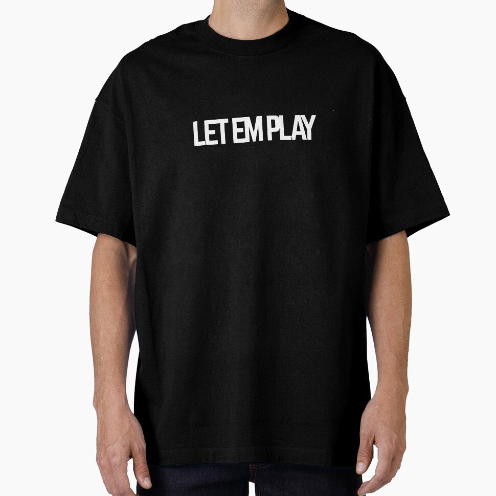 Let Em Play Youth Soccer Parent Humor Ref Shirt by Futbol Funnies