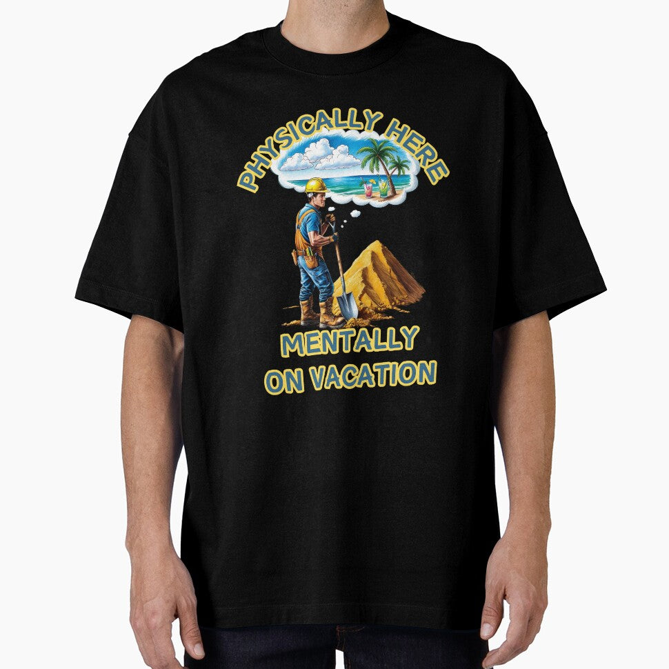 Physically here;mentally on vacation by BoguchhhArt T-Shirts, Hoodie, Sweatshirt | BlankRebels.com (Image 1)