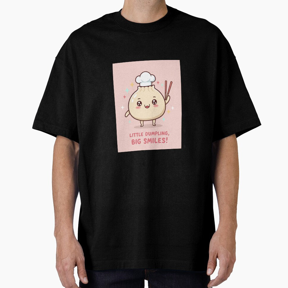 Little Dumpling, Big Smiles! Cute Dumpling Merch Collection by SmartyWonders T-Shirts, Hoodie, Sweatshirt (Image 1)