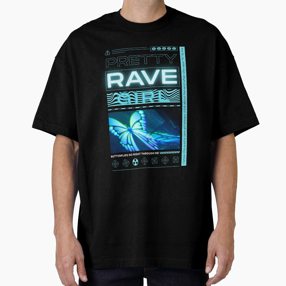 Pretty Rave Girl - S3RL inspired Y2K shirt by Aussie Kandi Ravers Hoodie, Sweatshirt | BlankRebels.com (Image 1)