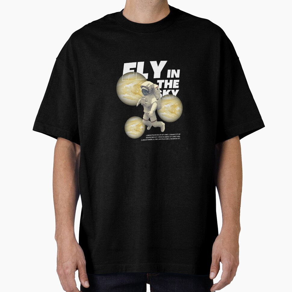 Fly in the Sky Astronaut by Tarek20006 T-Shirts, Hoodie, Sweatshirt | BlankRebels.com (Image 1)