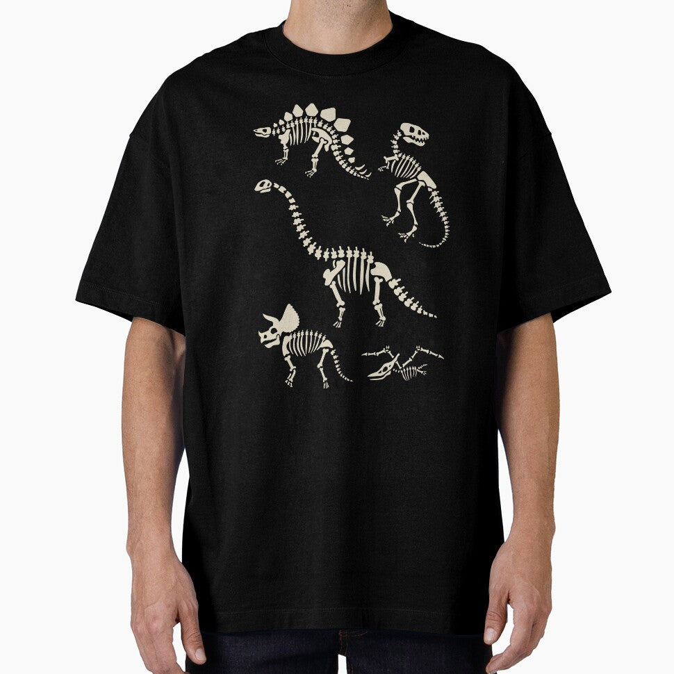 Dinosaur Fossils in Black by latheandquill T-Shirts, Hoodie, Sweatshirt | BlankRebels.com (Image 1)