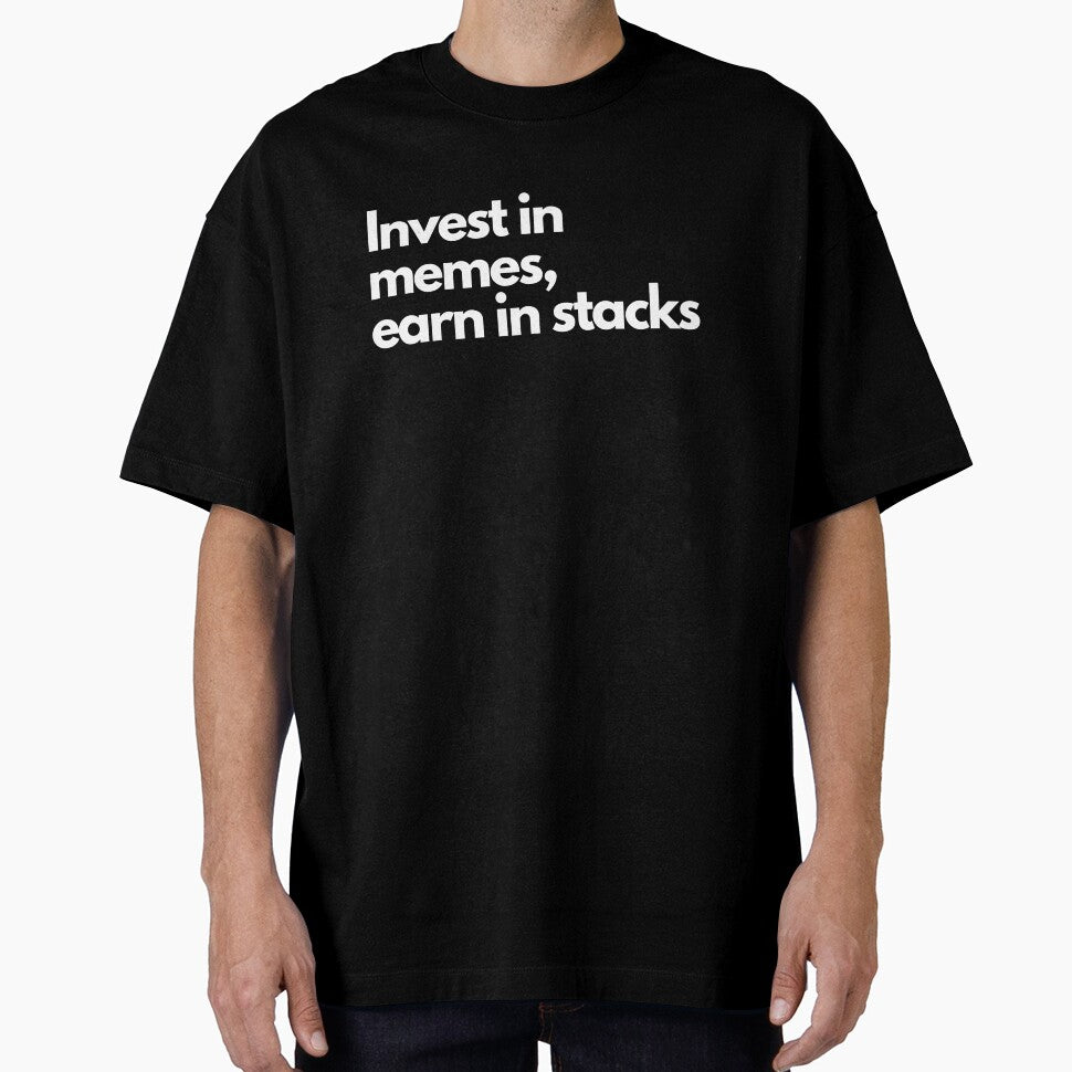 Invest in memes, earn in stacks! by Memecoins Store T-Shirts, Hoodie, Sweatshirt | BlankRebels.com (Image 1)