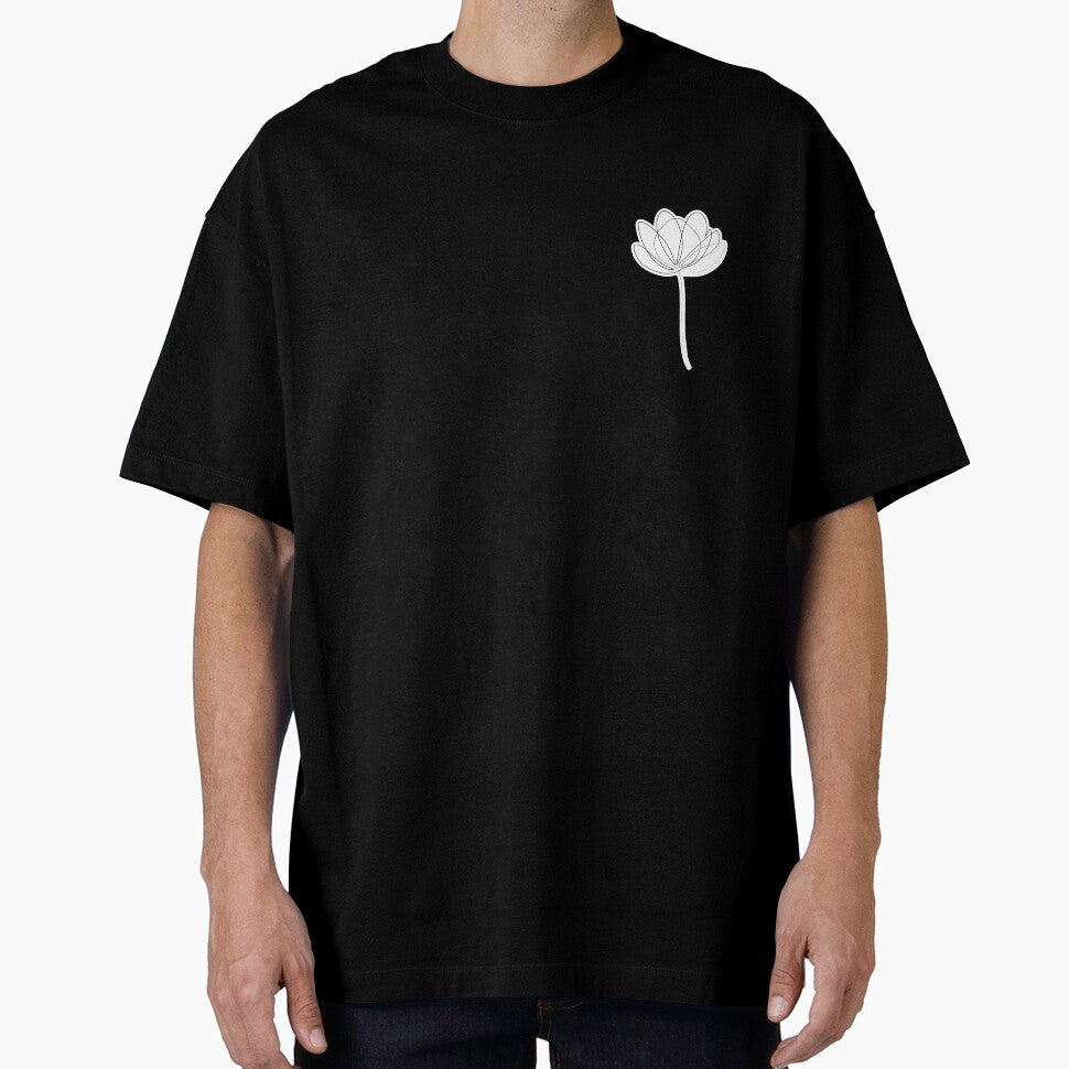 Lotus flower - Minimal line art by InspiRin T-Shirts, Hoodie, Sweatshirt | BlankRebels.com (Image 1)