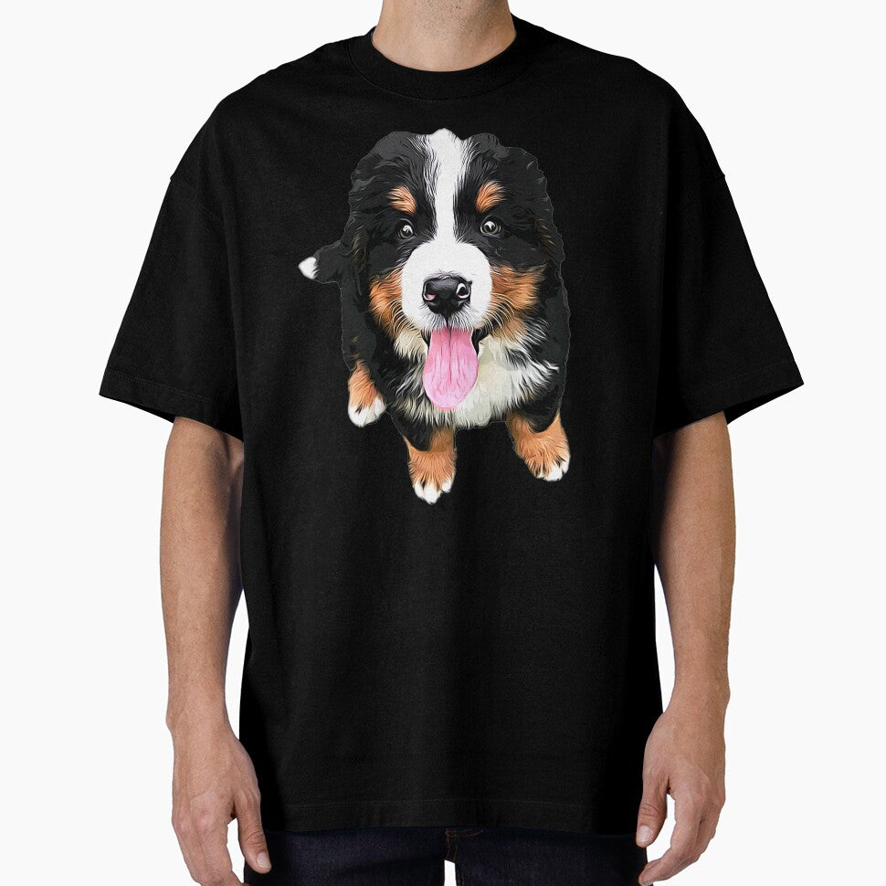 Bernese Mountain Dog Cute Puppy Dog by Elarex T-Shirts, Hoodie, Sweatshirt | BlankRebels.com (Image 1)