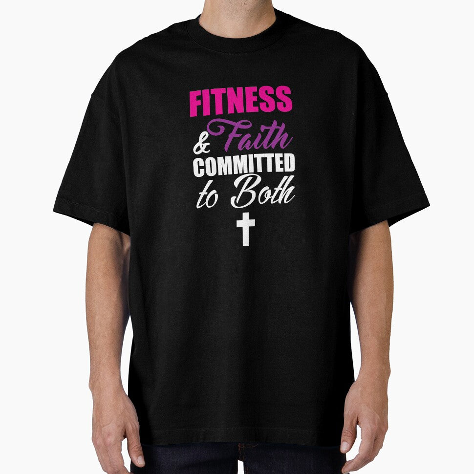 Fitness and Faith Committed to Both Married Gym Jesus Tee by shoutoutshirtco Hoodie, Sweatshirt | BlankRebels.com (Image 1)