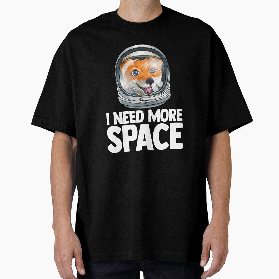 I Need More Space Astronaut Fox Outserspace Science Geek by Bendthetrend T-Shirts, Hoodie, Sweatshirt (Image 1)