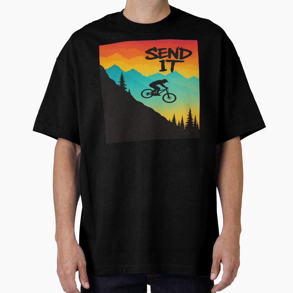 Send It Mountain Biking Apparel by KickerApparel T-Shirts, Hoodie, Sweatshirt | BlankRebels.com (Image 1)