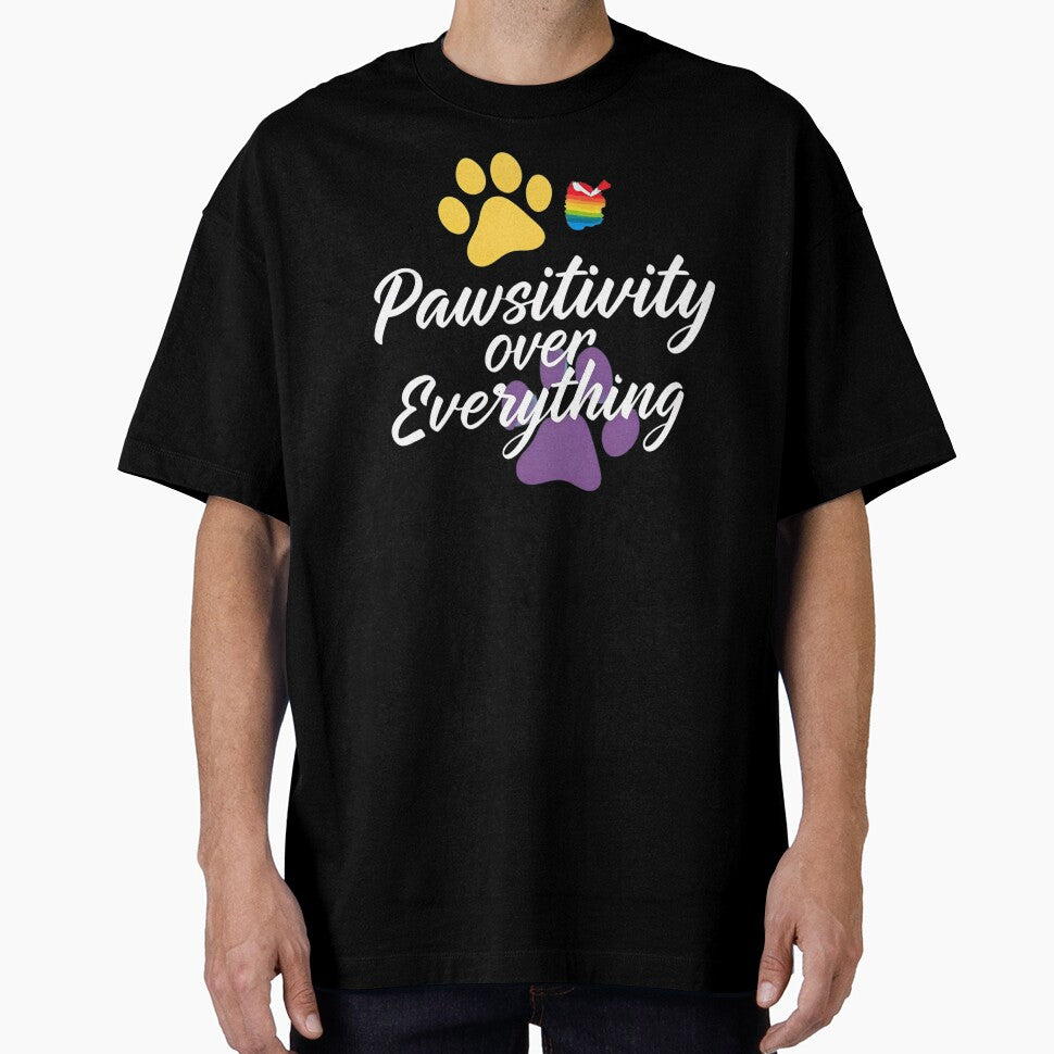 Pawsitivity Over Everything Pet Lover T-Shirt by zofron Hoodie, Sweatshirt | BlankRebels.com (Image 1)