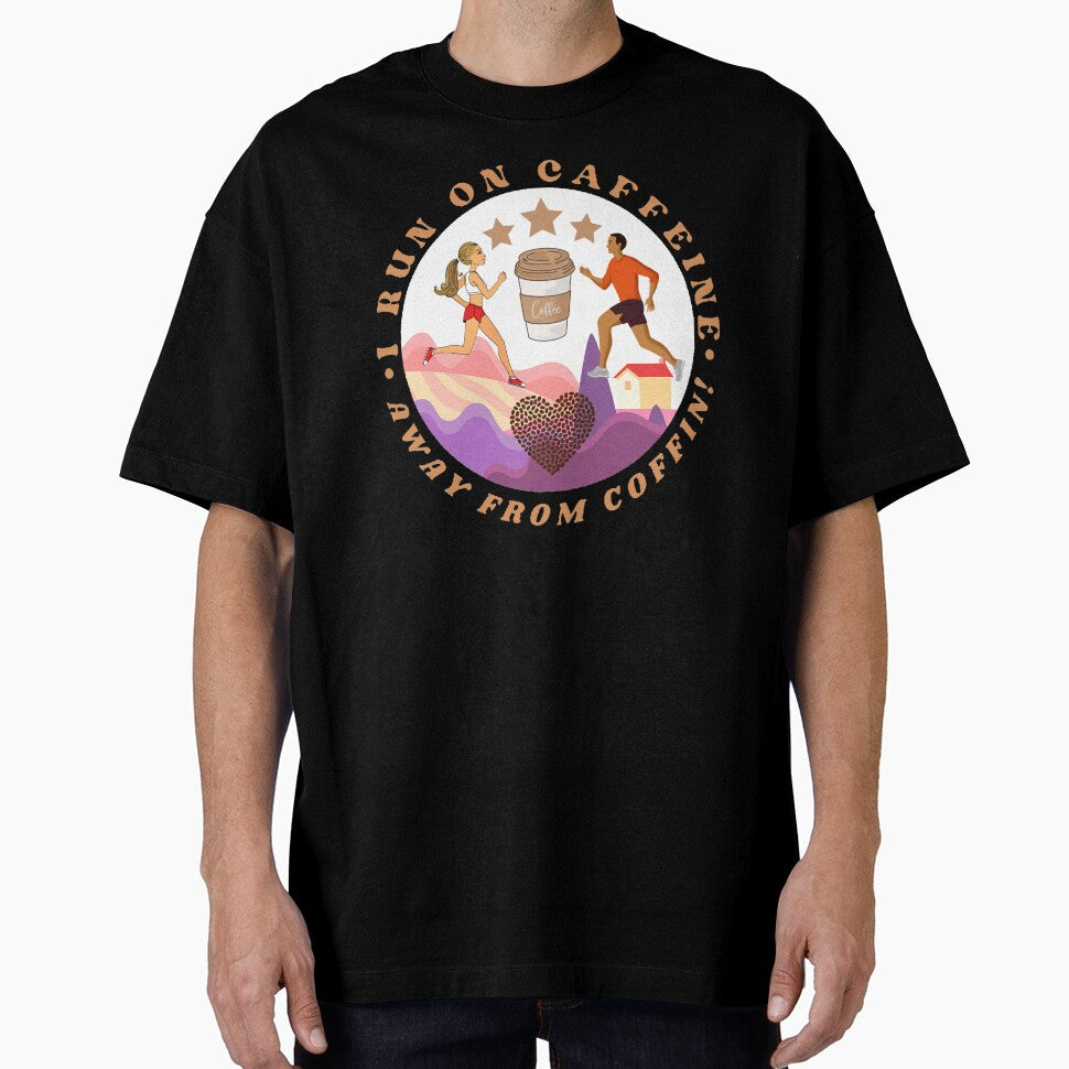 I Run On Caffeine. Away From Coffin. by Giulivo Store Graphic T-Shirts, Hoodie, Sweatshirt | BlankRebels.com (Image 1)