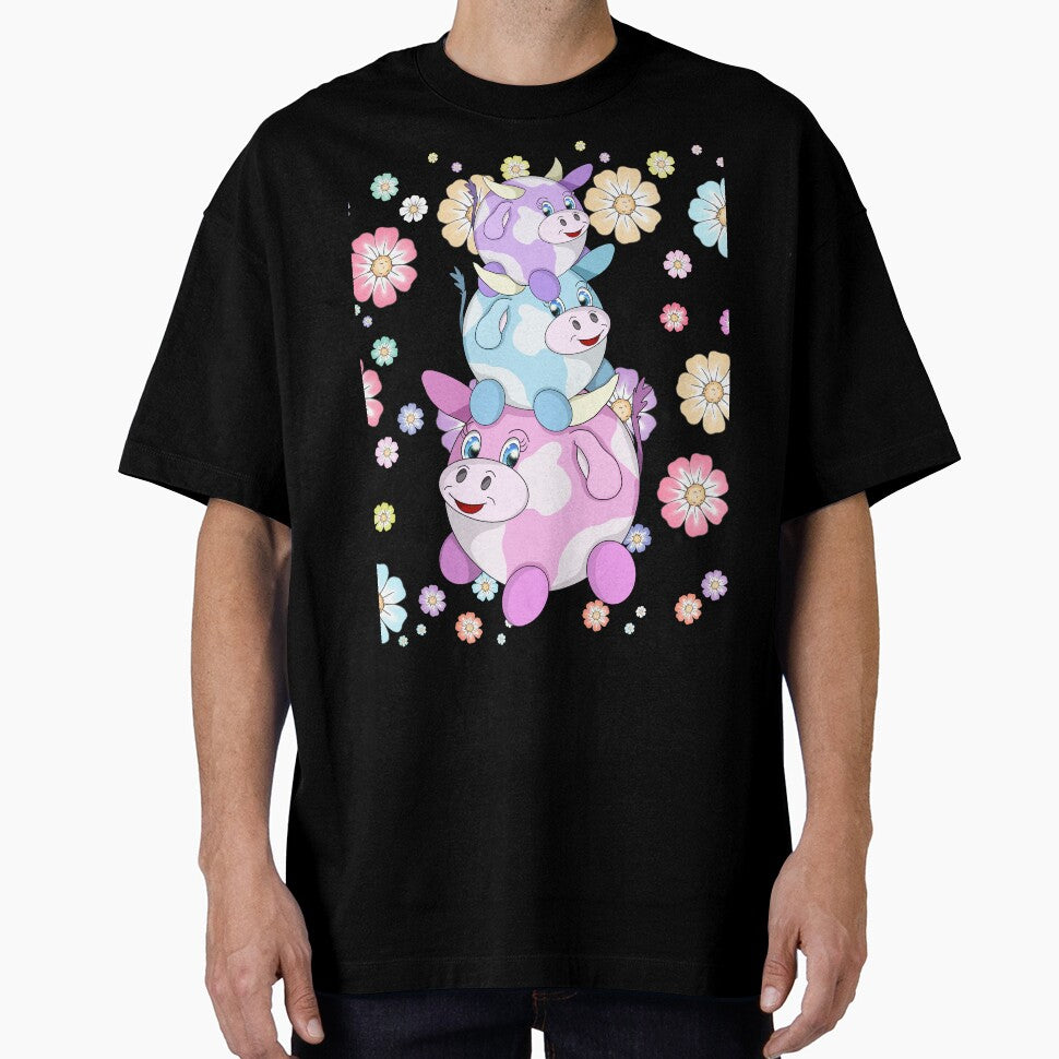 cartoon bubble cows by BeingNow