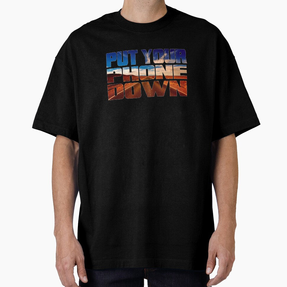 Desert Motivational Design Put Your Phone Down by drwigglebutts T-Shirts, Hoodie, Sweatshirt | BlankRebels.com (Image 1)