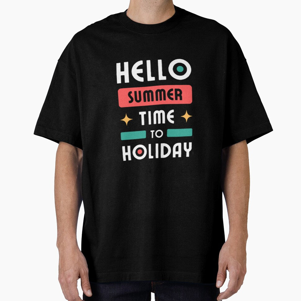 HELLO SUMMER TIME TO HOLIDAY by SYMEshop T-Shirts, Hoodie, Sweatshirt | BlankRebels.com (Image 1)