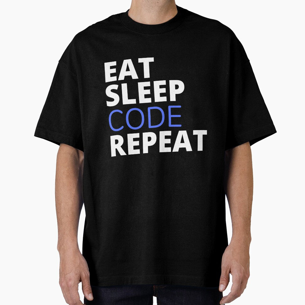 Eat Sleep Code Repeat by HobbyRoost T-Shirts, Hoodie, Sweatshirt | BlankRebels.com (Image 1)