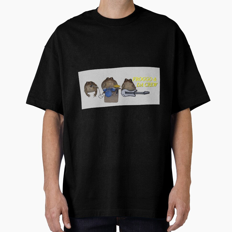 Froggo And Da Crew Meme,  Frog Band, Frog Meme, Frog Crused Images by Susanspy007 T-Shirts, Hoodie, Sweatshirt (Image 1)