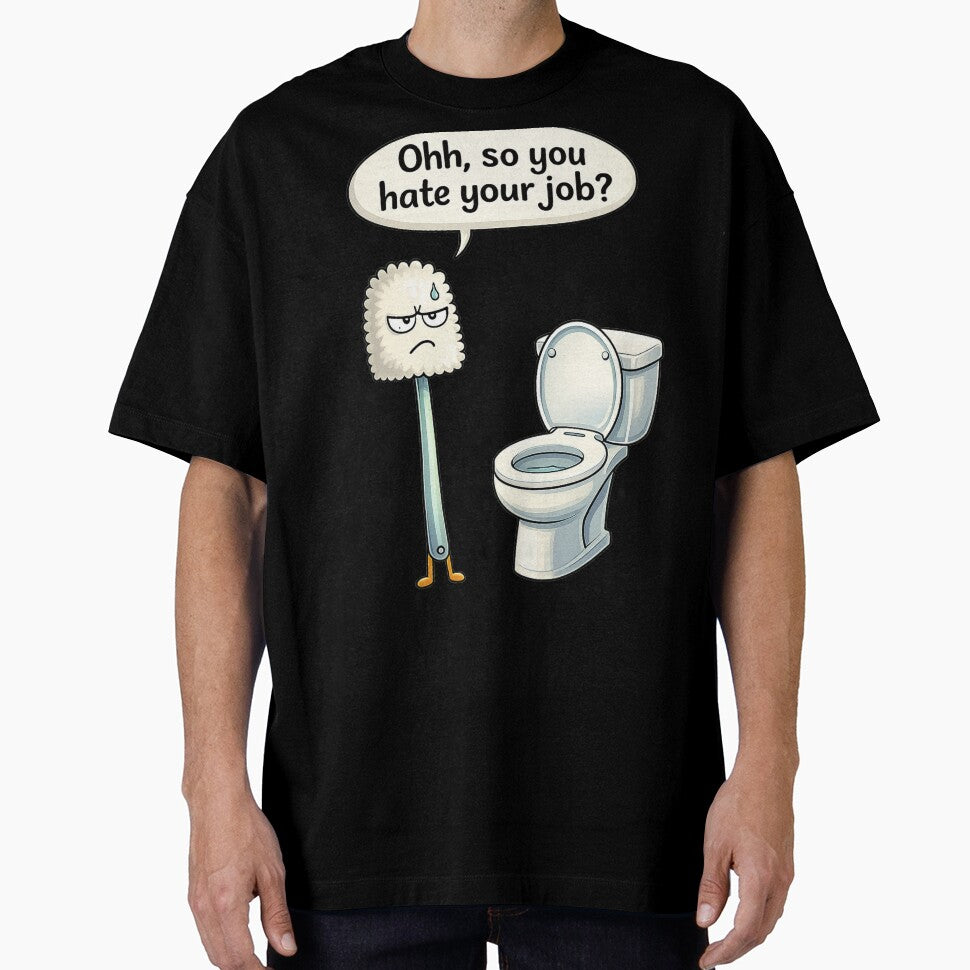 Ohh So You Hate Your Job Funny Toilet Brush Work Humor by Dianefromamsterdam