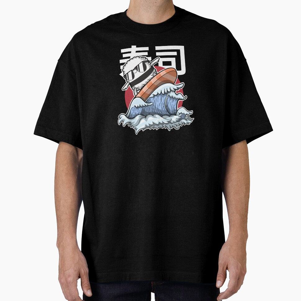 Japan Summer Sushi Surfer by The magic  Yellow bus T-Shirts, Hoodie, Sweatshirt | BlankRebels.com (Image 1)