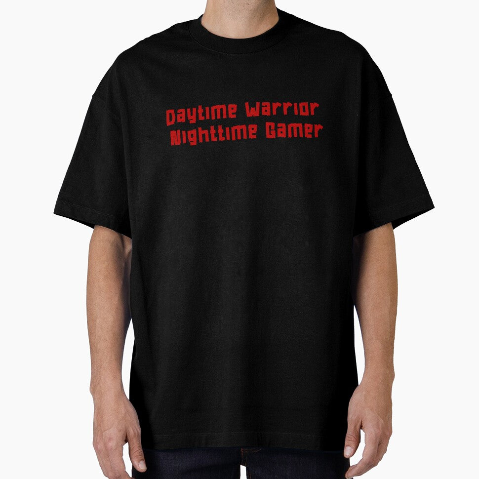 Daytime Warrior. Nighttime Gamer. by VireonTees T-Shirts, Hoodie, Sweatshirt | BlankRebels.com (Image 1)