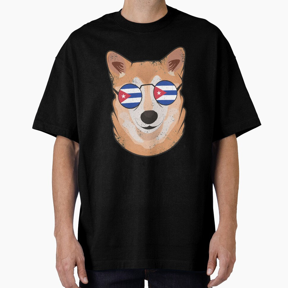 Vintage Patriotic Shiba Inu Cuban Flag by feether-store