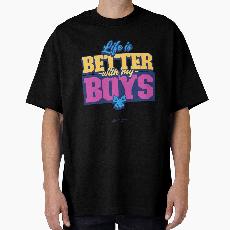 Life is better with my boys by sydney-syder T-Shirts, Hoodie, Sweatshirt | BlankRebels.com (Image 1)
