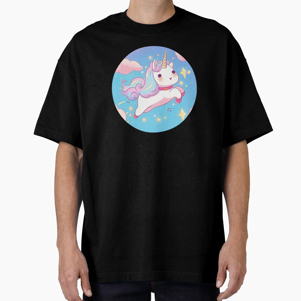 Cute Jumping Unicorn by duke818 T-Shirts, Hoodie, Sweatshirt | BlankRebels.com (Image 1)