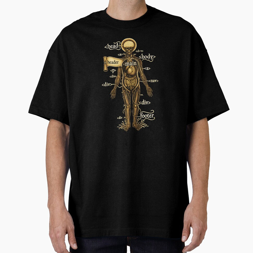 HTML Anatomy by Dakson Design - Fantasy Art T-Shirts, Hoodie, Sweatshirt | BlankRebels.com (Image 1)