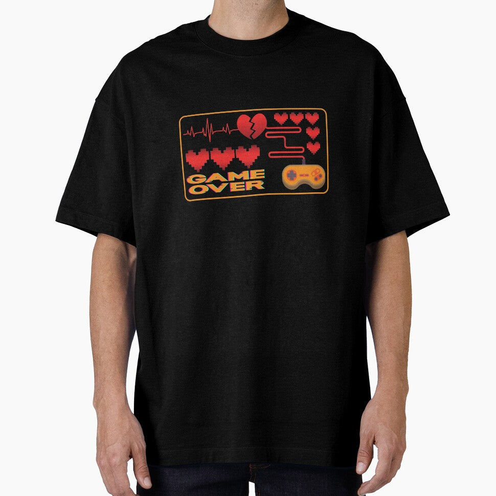 Retro Gaming Game Over For Gamers by AxzoGerman T-Shirts, Hoodie, Sweatshirt | BlankRebels.com (Image 1)