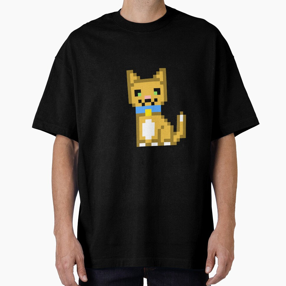 Cute Pixel Cat Retro 8-Bit Style by pixelartshop4r