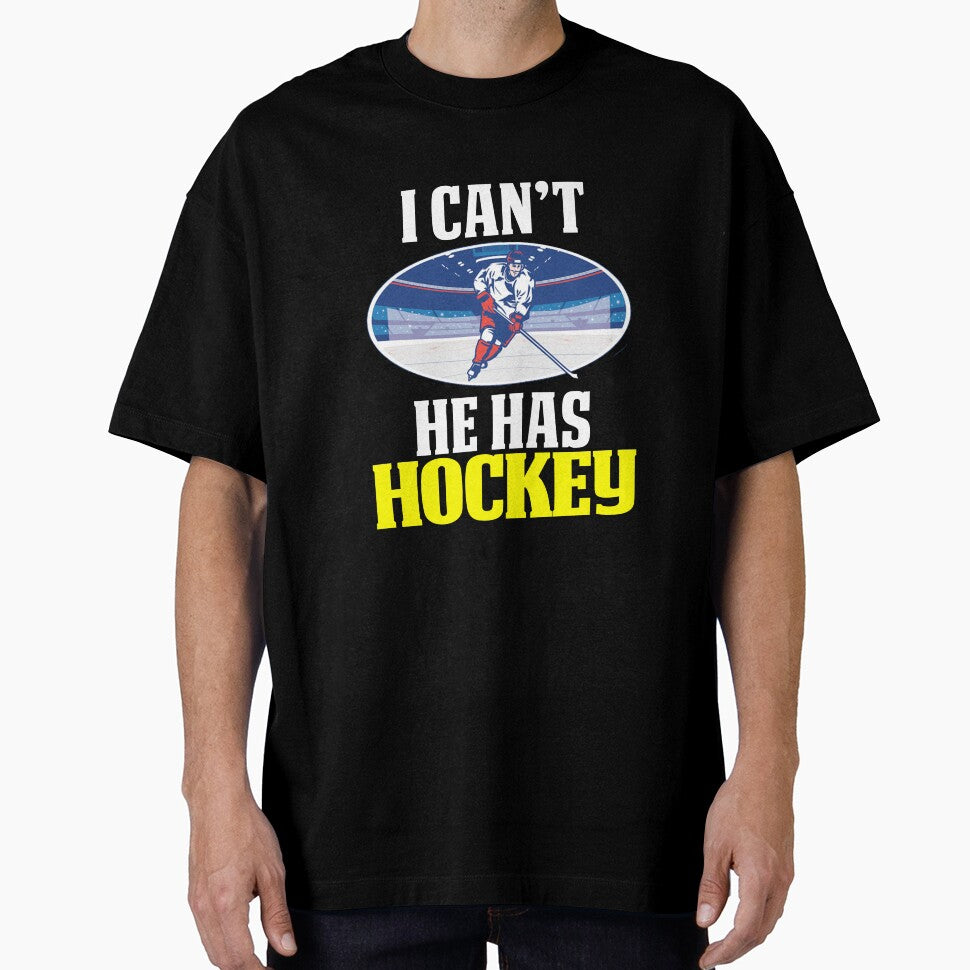 Funny Hockey Mom Design I Can't He Has by drwigglebutts