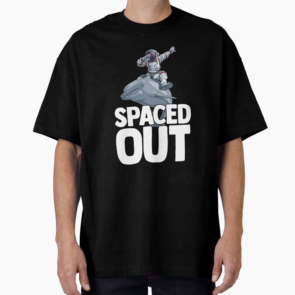 Spaced Out Astronaut Dolphin Outserspace Science Geek by Bendthetrend T-Shirts, Hoodie, Sweatshirt (Image 1)
