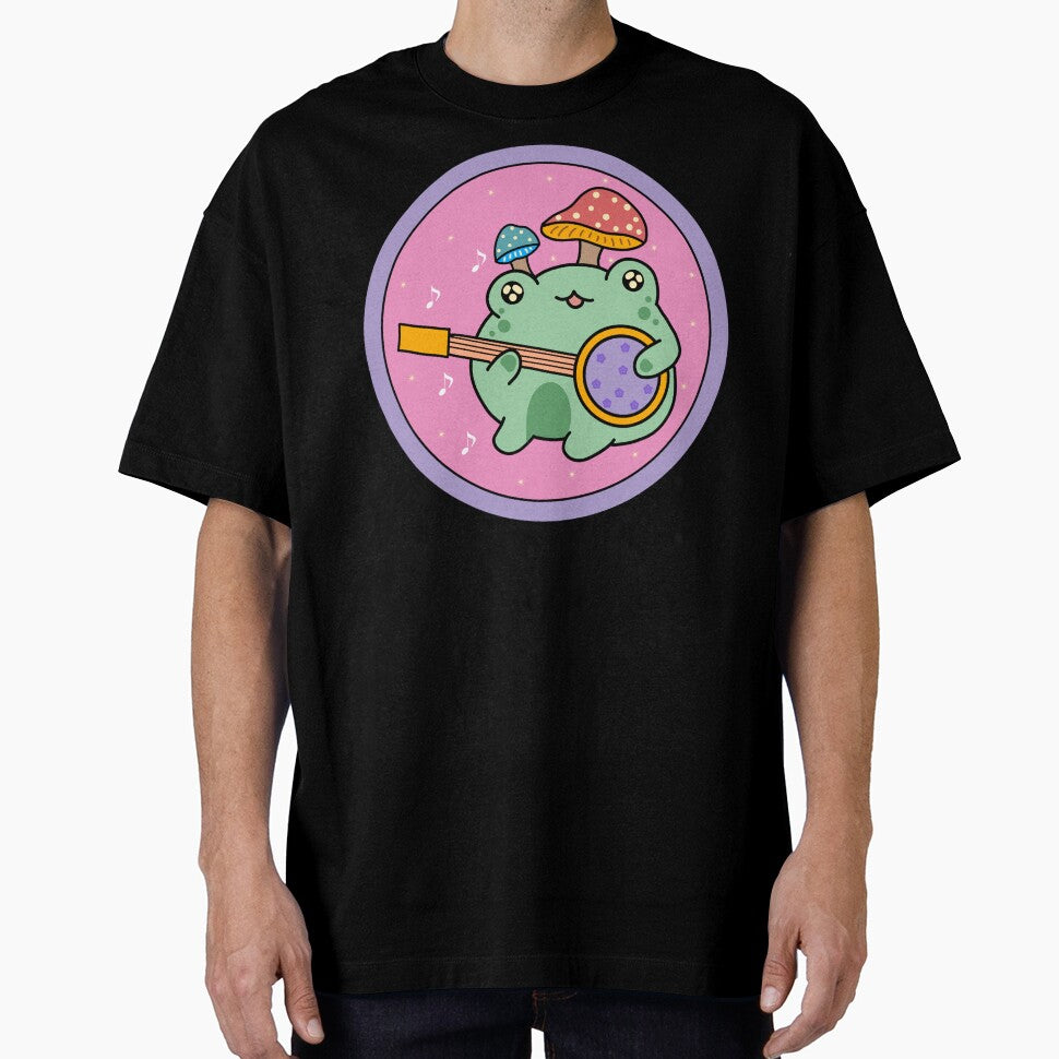 Frog playing banjo by Quacktails T-Shirts, Hoodie, Sweatshirt | BlankRebels.com (Image 1)