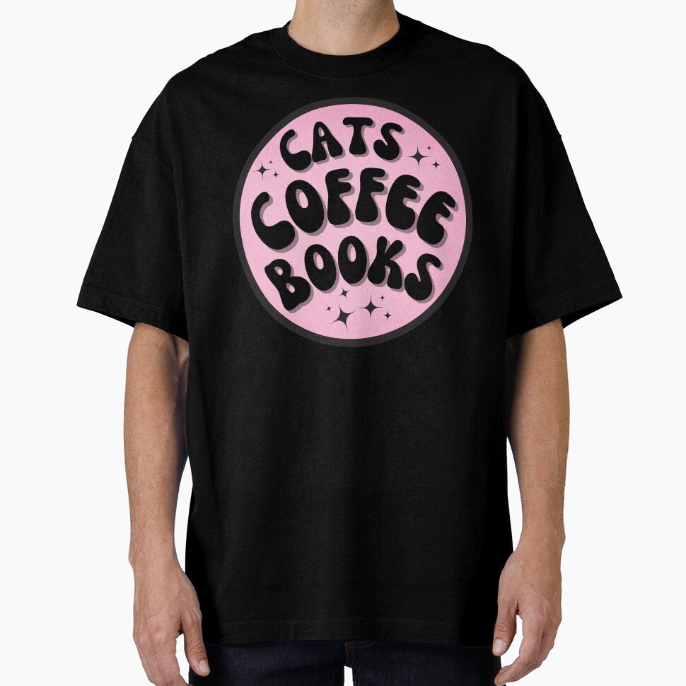 Cat coffee and books by Quacktails T-Shirts, Hoodie, Sweatshirt | BlankRebels.com (Image 1)