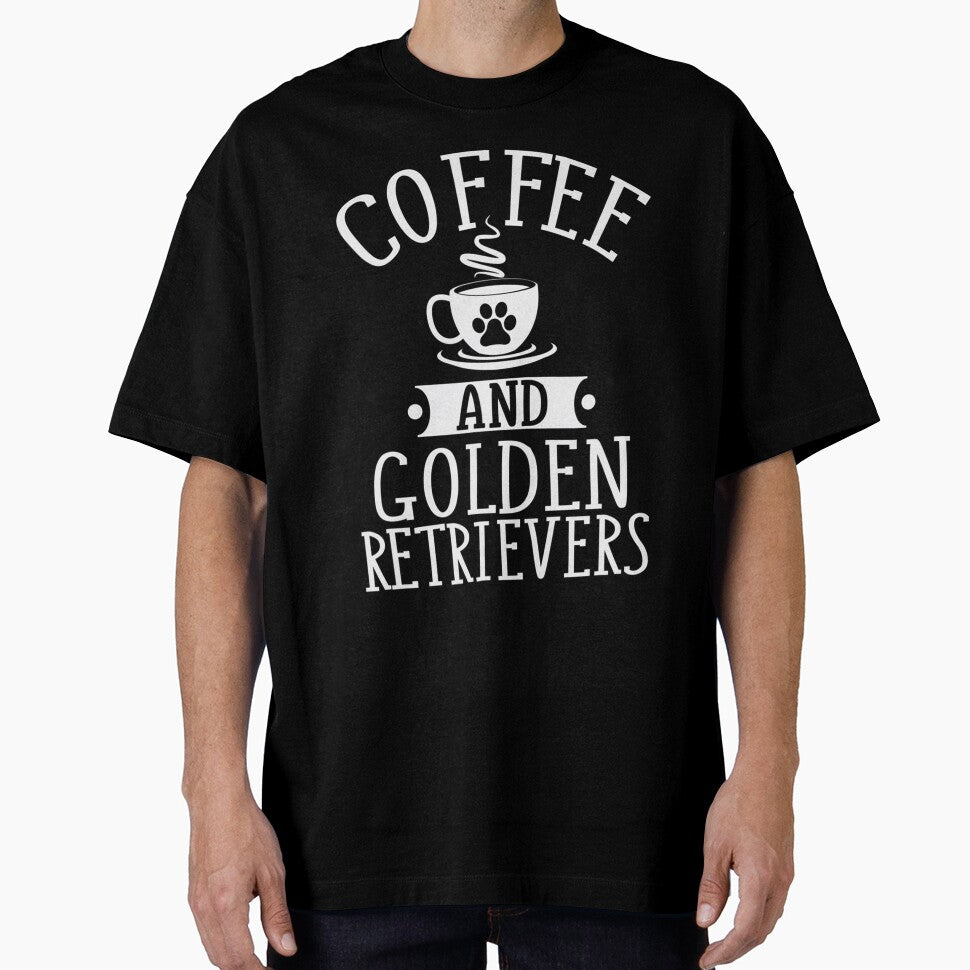 Coffee and Golden Retriever Hoodie for Dog Mom Pullover by NiceStore095