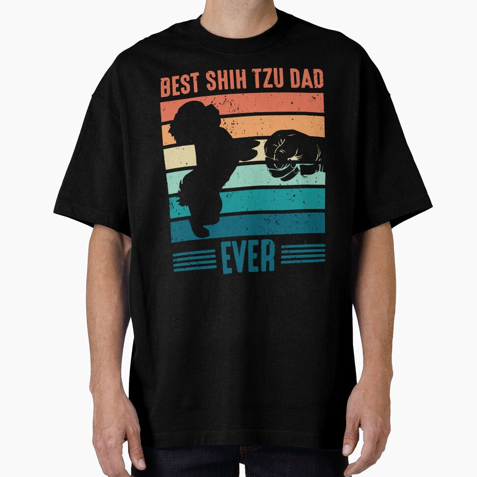 Shih Tzu Dad Vintage by justie1977 T-Shirts, Hoodie, Sweatshirt | BlankRebels.com (Image 1)