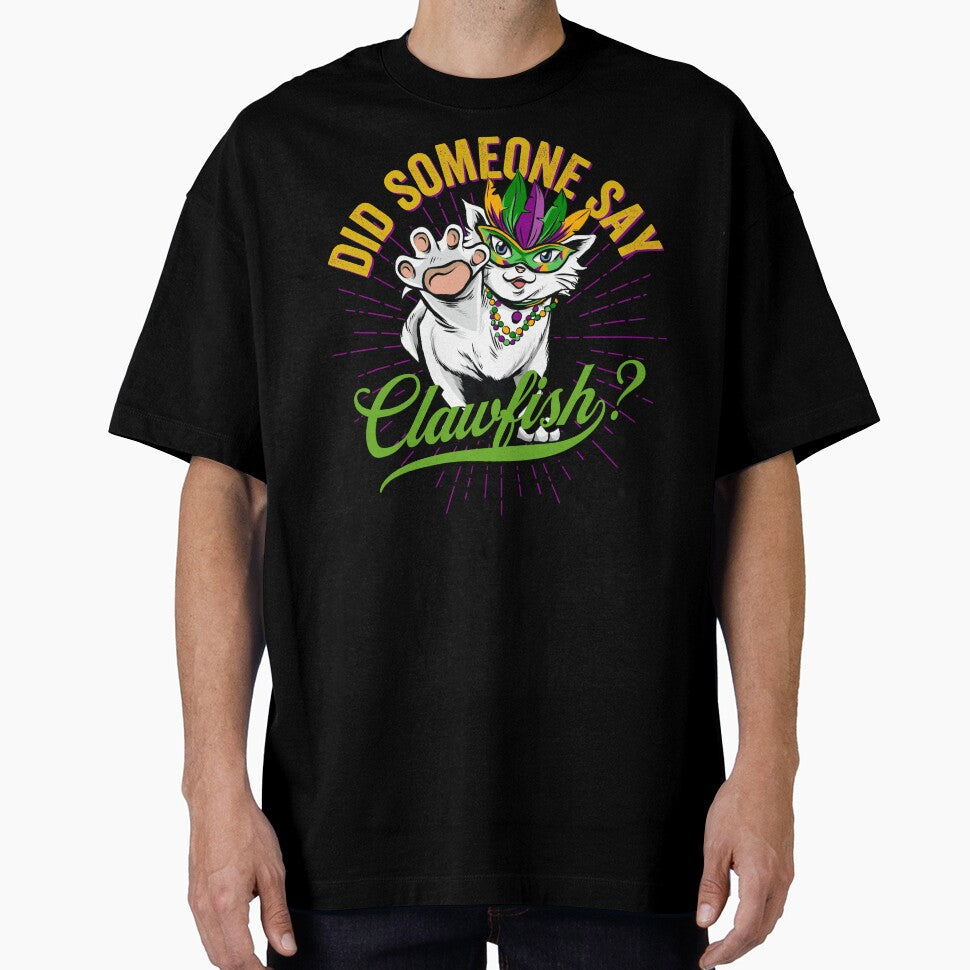 Mardi Gras cat lovers clawfish outfit for women 2023. Funny Crawfish hoodie & did someone say crawfish by Barb  Hamilton ⭐⭐⭐⭐⭐