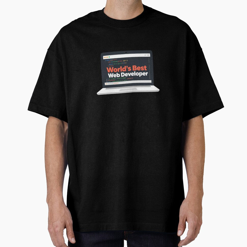 World’s Best Web Developer Funny Coding T-Shirt by Muzgle Hoodie, Sweatshirt | BlankRebels.com (Image 1)