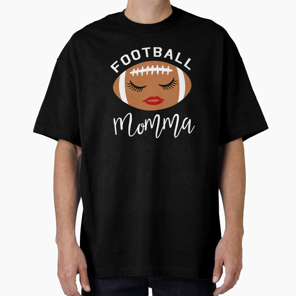 Funny Football Momma For Moms by DOLCEINDIGO T-Shirts, Hoodie, Sweatshirt | BlankRebels.com (Image 1)