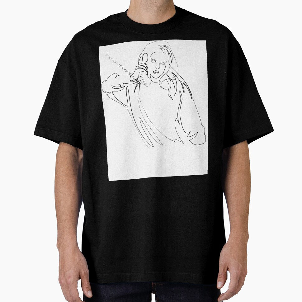 Phone call - Minimal line art by InspiRin T-Shirts, Hoodie, Sweatshirt | BlankRebels.com (Image 1)