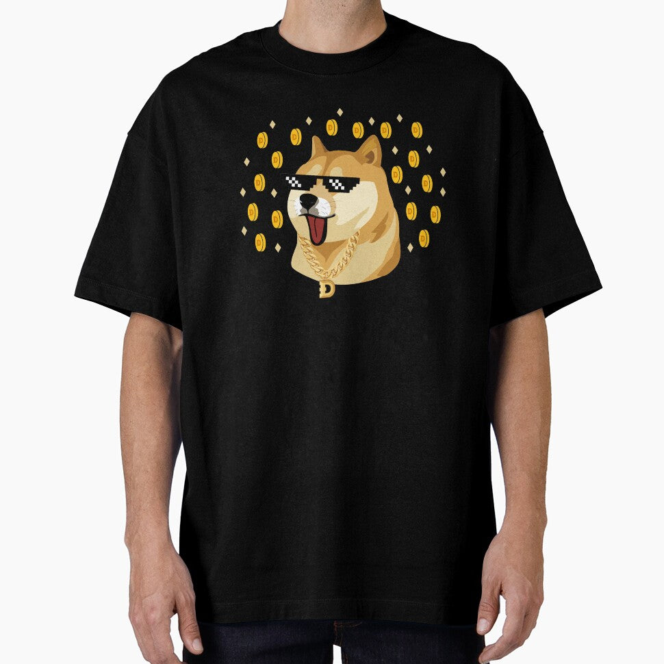 In Dogecoin we Trust, Dogecoin is Future, investors, Doge to the moon by piipiece T-Shirts, Hoodie, Sweatshirt (Image 1)