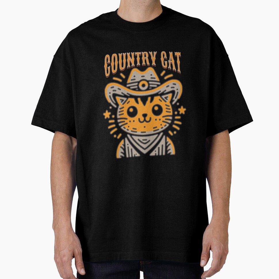 COUNTRY CAT by Tyloke-T-shirts Hoodie, Sweatshirt | BlankRebels.com (Image 1)